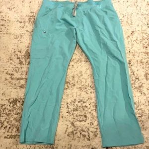 FIGS Kade pants in fresh aqua, XXL